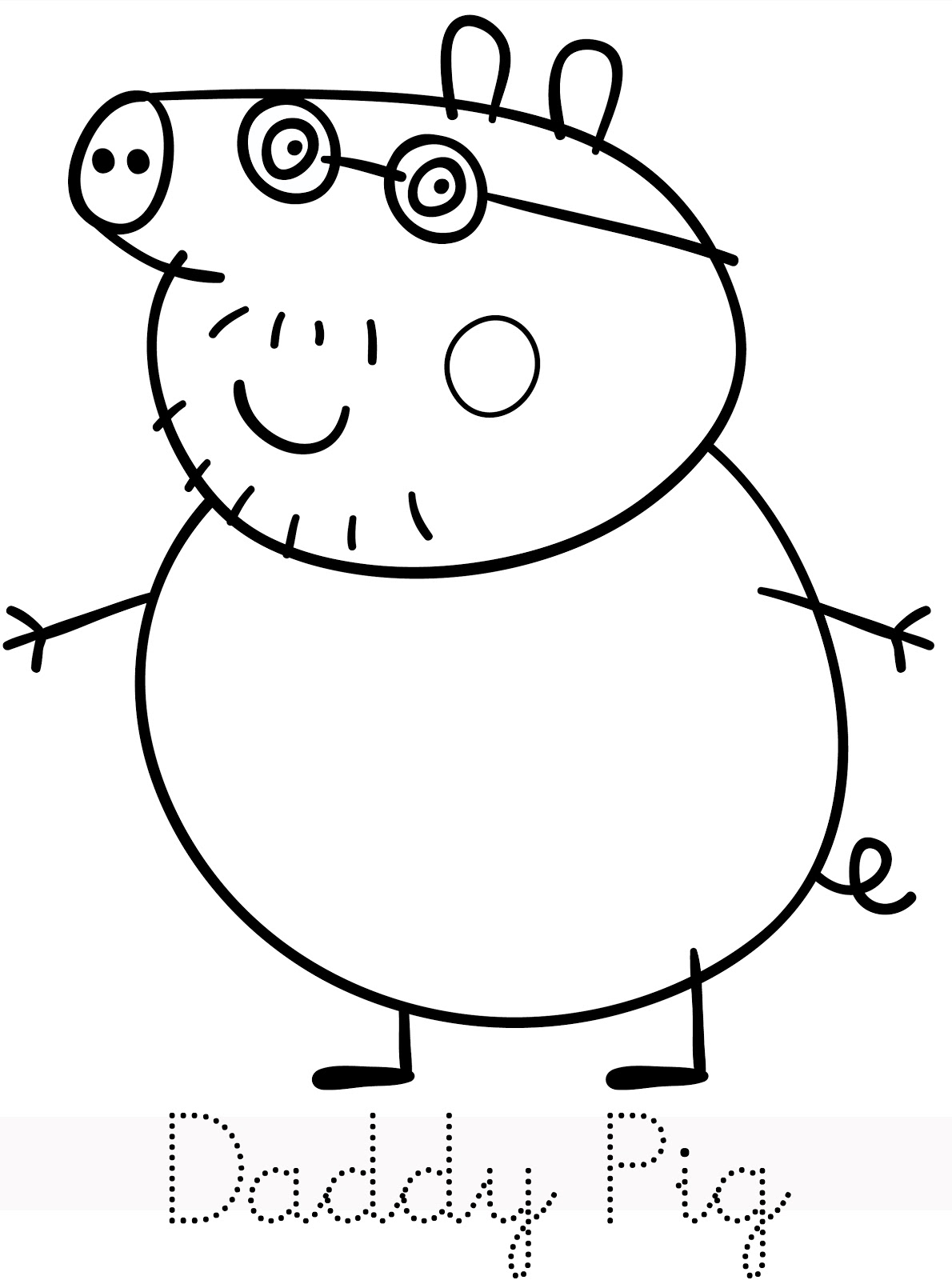 Malvorlage: Peppa Pig (Karikaturen) #43928 - Kostenlose Malvorlagen zum Ausdrucken