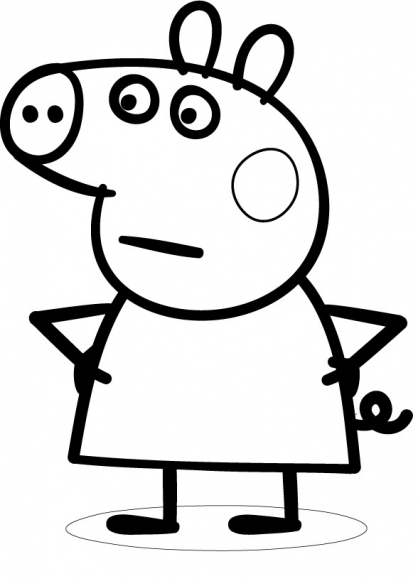 Malvorlage: Peppa Pig (Karikaturen) #43937 - Kostenlose Malvorlagen zum Ausdrucken