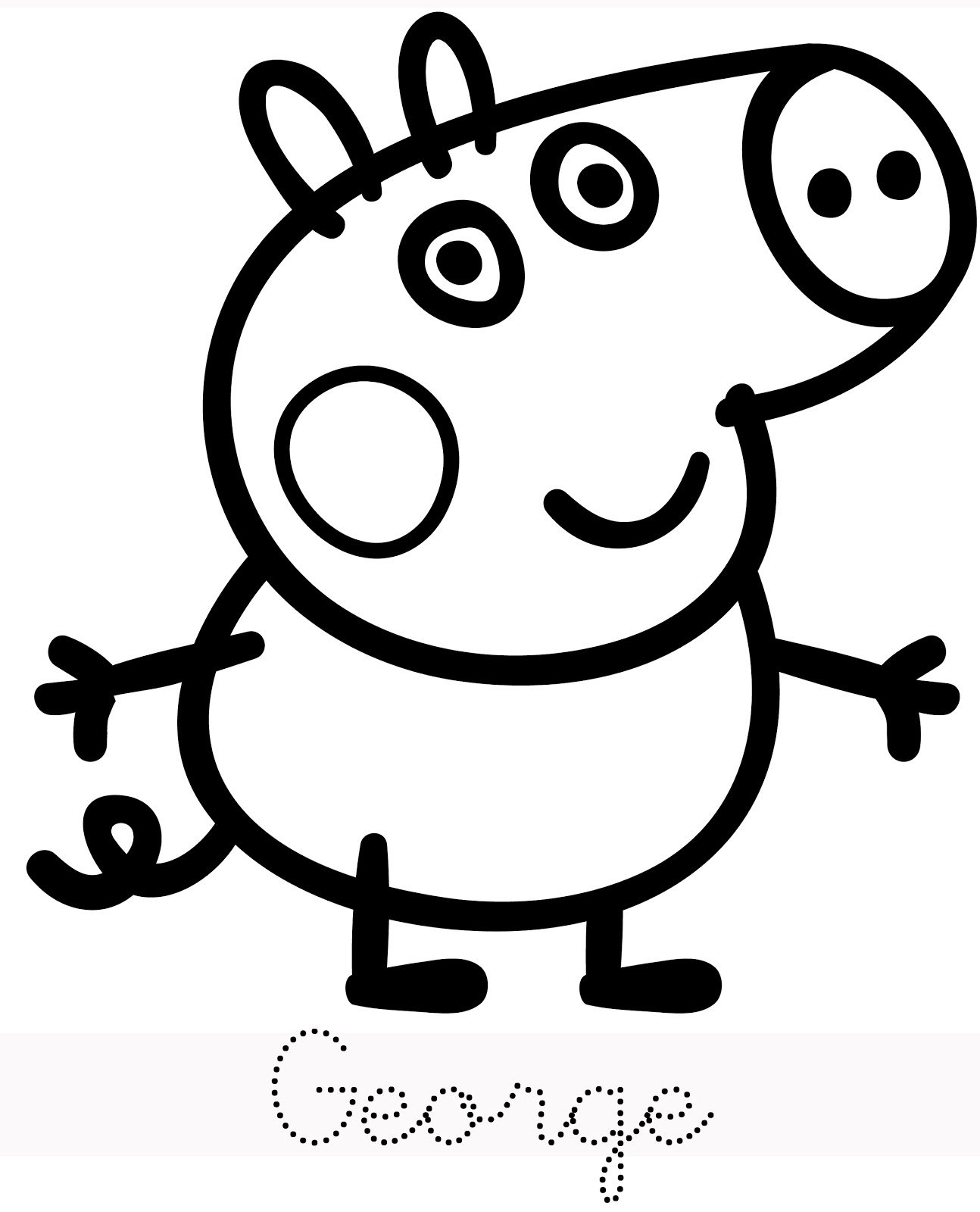 Malvorlage: Peppa Pig (Karikaturen) #43942 - Kostenlose Malvorlagen zum Ausdrucken