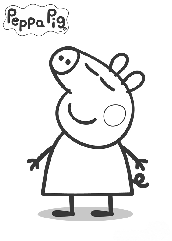 Malvorlage: Peppa Pig (Karikaturen) #43946 - Kostenlose Malvorlagen zum Ausdrucken
