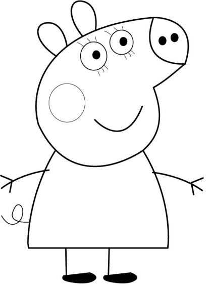 Malvorlage: Peppa Pig (Karikaturen) #43948 - Kostenlose Malvorlagen zum Ausdrucken