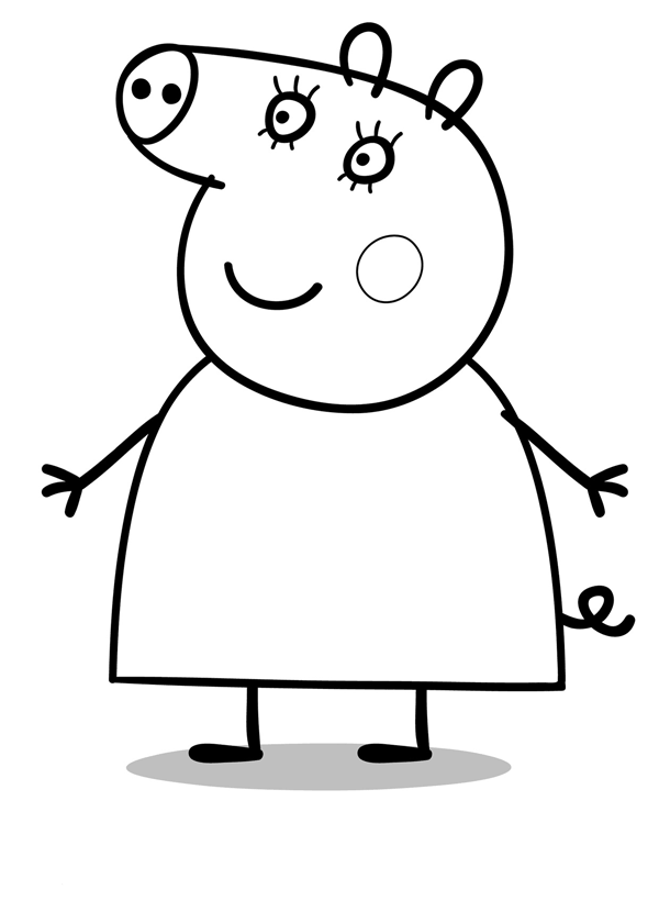 Malvorlage: Peppa Pig (Karikaturen) #43953 - Kostenlose Malvorlagen zum Ausdrucken