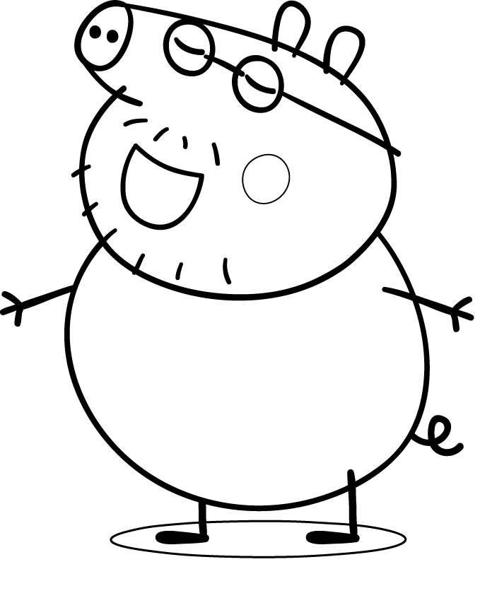 Malvorlage: Peppa Pig (Karikaturen) #43954 - Kostenlose Malvorlagen zum Ausdrucken