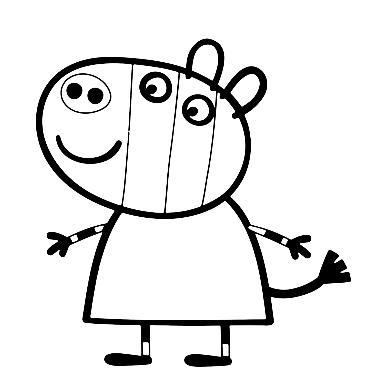 Malvorlage: Peppa Pig (Karikaturen) #43956 - Kostenlose Malvorlagen zum Ausdrucken