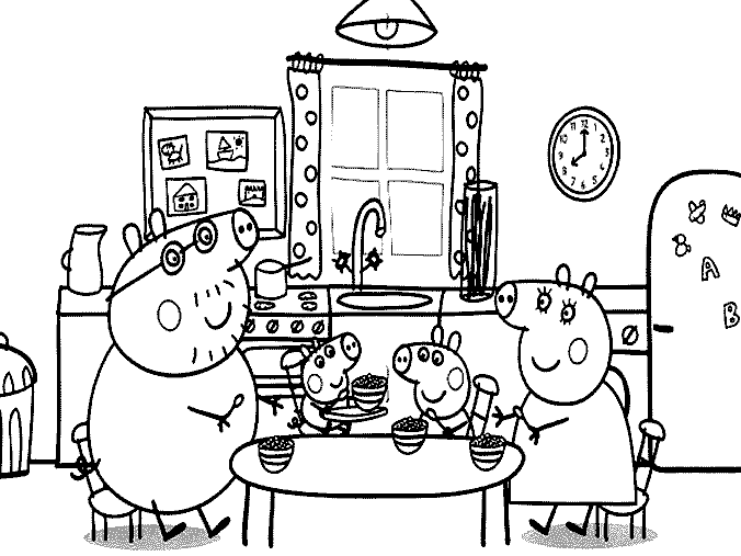 Malvorlage: Peppa Pig (Karikaturen) #43957 - Kostenlose Malvorlagen zum Ausdrucken