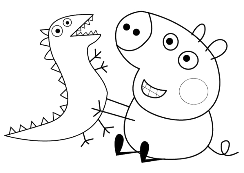 Malvorlage: Peppa Pig (Karikaturen) #43961 - Kostenlose Malvorlagen zum Ausdrucken