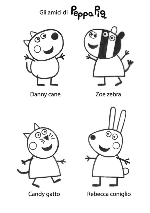 Malvorlage: Peppa Pig (Karikaturen) #43963 - Kostenlose Malvorlagen zum Ausdrucken