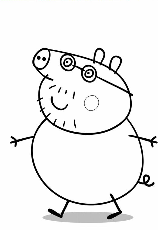 Malvorlage: Peppa Pig (Karikaturen) #43990 - Kostenlose Malvorlagen zum Ausdrucken