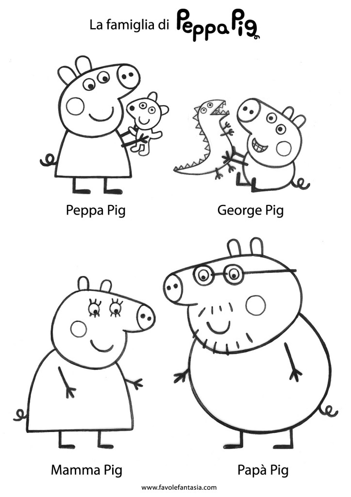 Malvorlage: Peppa Pig (Karikaturen) #43997 - Kostenlose Malvorlagen zum Ausdrucken