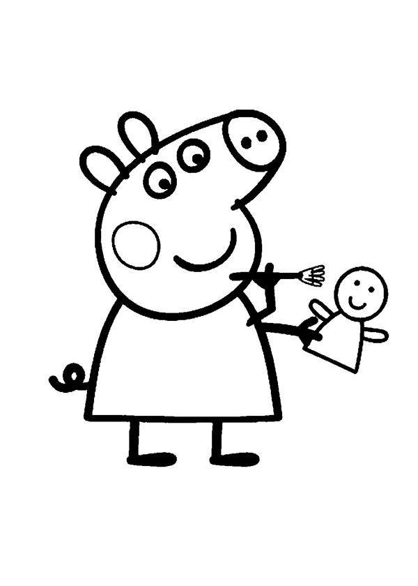 Malvorlage: Peppa Pig (Karikaturen) #43999 - Kostenlose Malvorlagen zum Ausdrucken