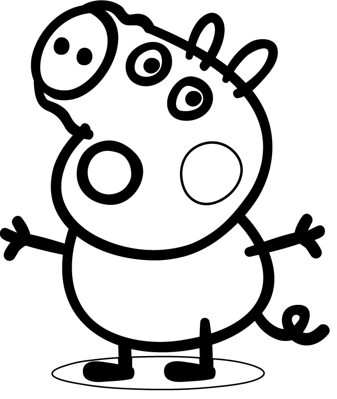 Malvorlage: Peppa Pig (Karikaturen) #44009 - Kostenlose Malvorlagen zum Ausdrucken
