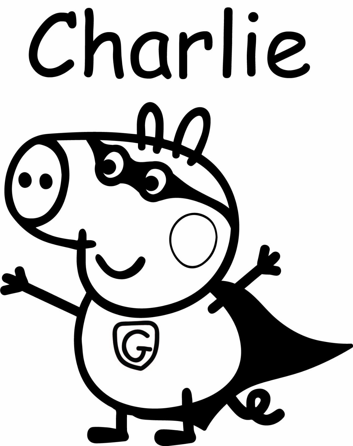 Malvorlage: Peppa Pig (Karikaturen) #44035 - Kostenlose Malvorlagen zum Ausdrucken