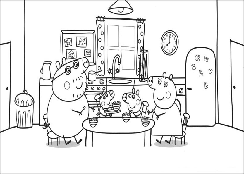 Malvorlage: Peppa Pig (Karikaturen) #44063 - Kostenlose Malvorlagen zum Ausdrucken
