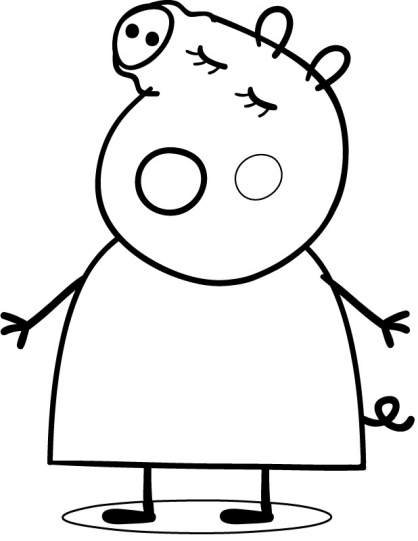 Malvorlage: Peppa Pig (Karikaturen) #44067 - Kostenlose Malvorlagen zum Ausdrucken