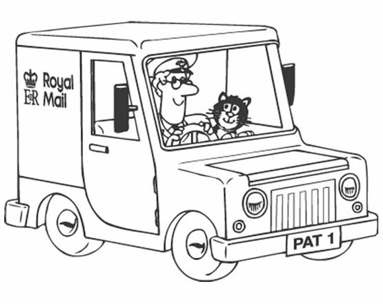 Malvorlage: Peter der Postbote (Karikaturen) #49509 - Kostenlose Malvorlagen zum Ausdrucken