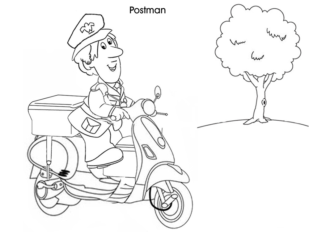 Malvorlage: Peter der Postbote (Karikaturen) #49552 - Kostenlose Malvorlagen zum Ausdrucken