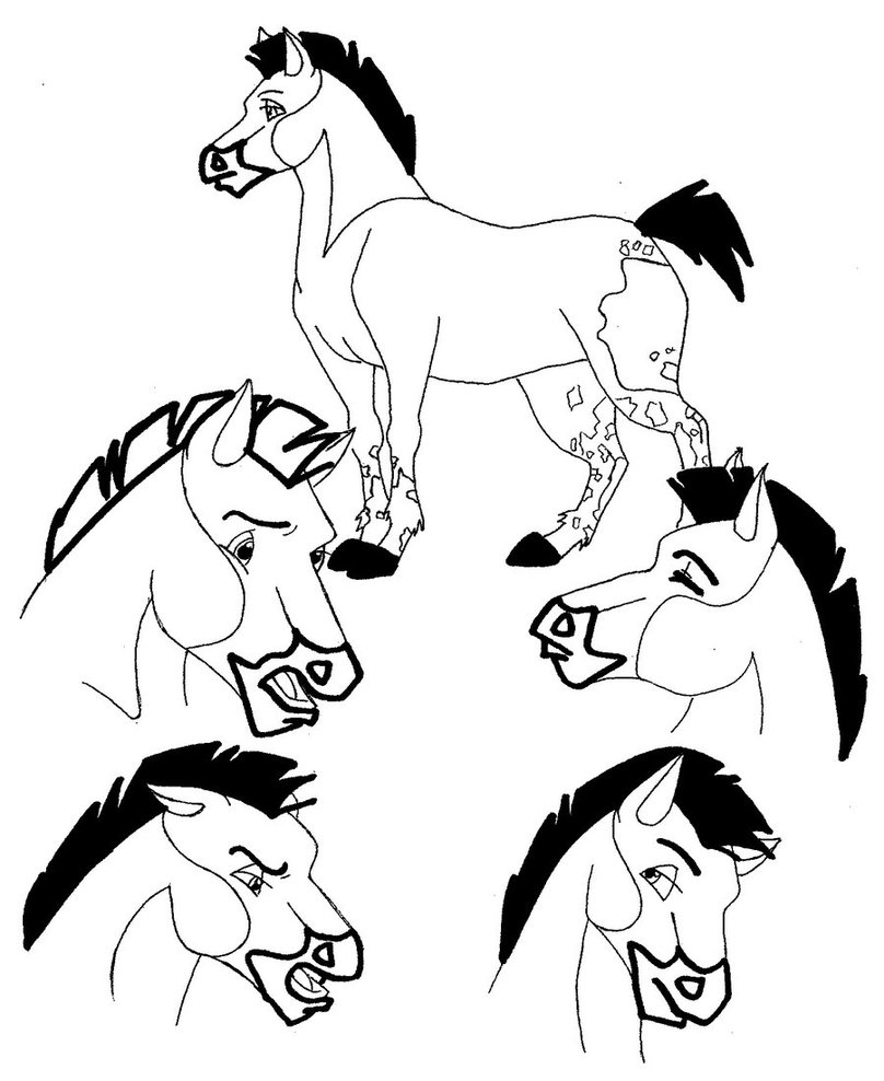 Malvorlage: Pferdeland (Karikaturen) #53893 - Kostenlose Malvorlagen zum Ausdrucken