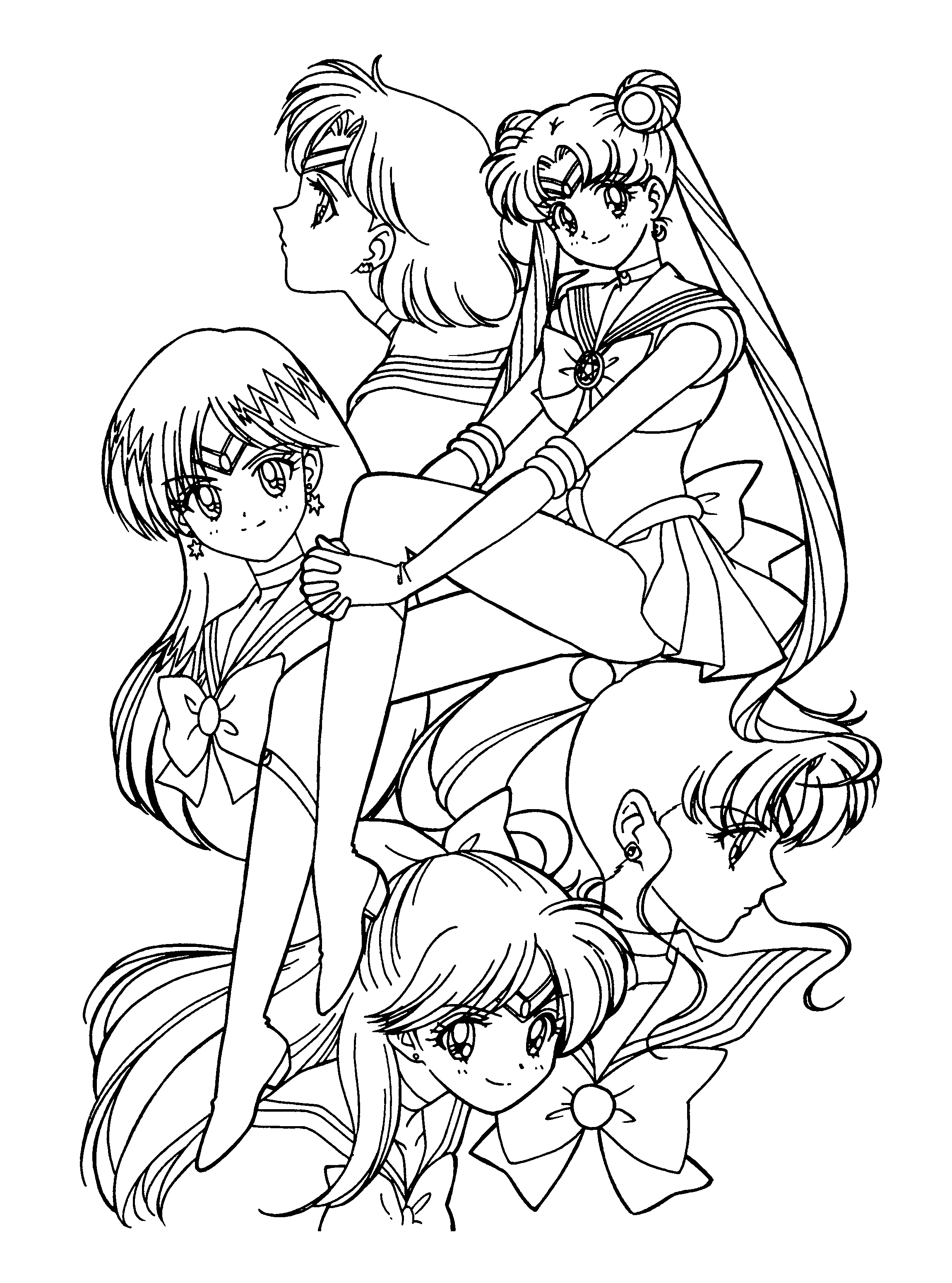 Malvorlage: Sailor Moon (Karikaturen) #50230 - Kostenlose Malvorlagen zum Ausdrucken