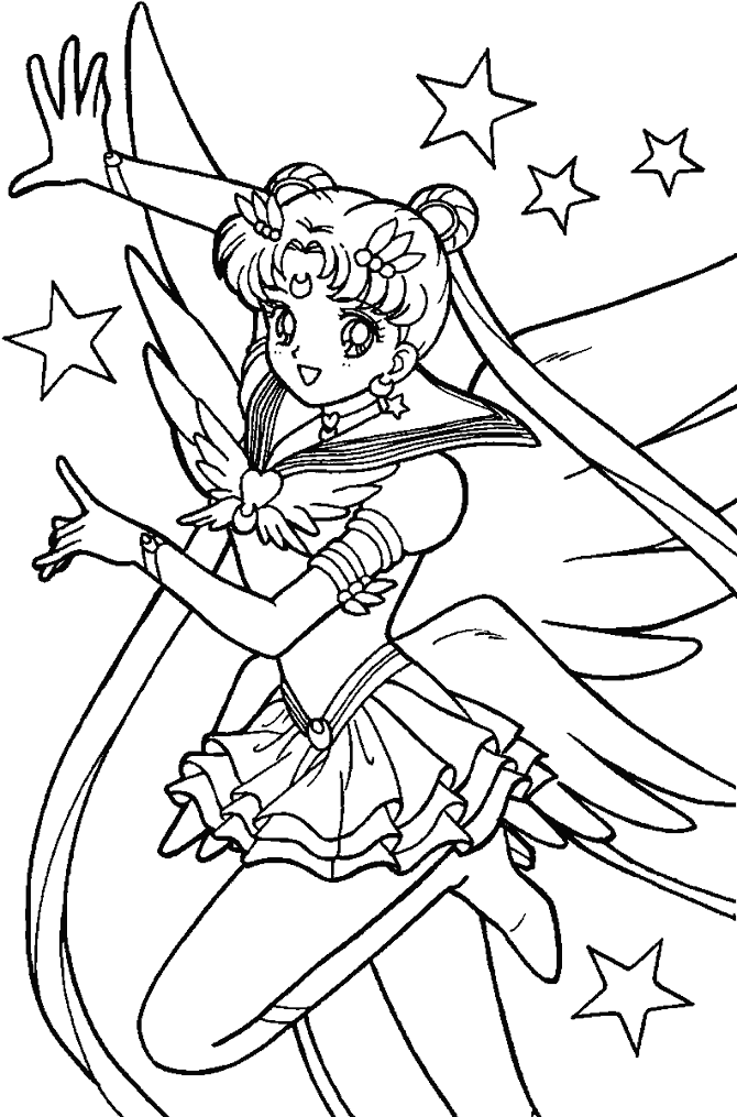 Malvorlage: Sailor Moon (Karikaturen) #50231 - Kostenlose Malvorlagen zum Ausdrucken