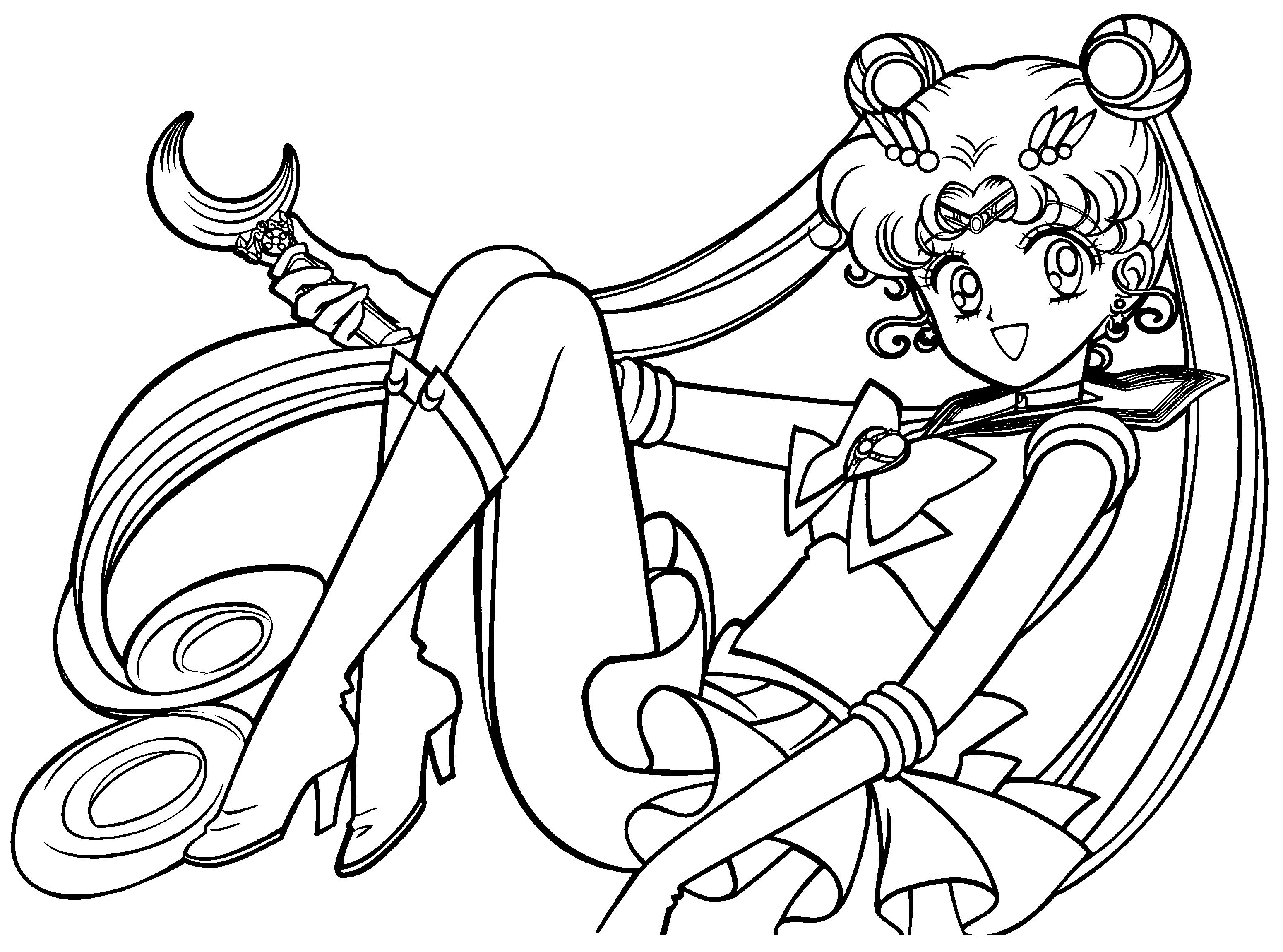 Malvorlage: Sailor Moon (Karikaturen) #50238 - Kostenlose Malvorlagen zum Ausdrucken