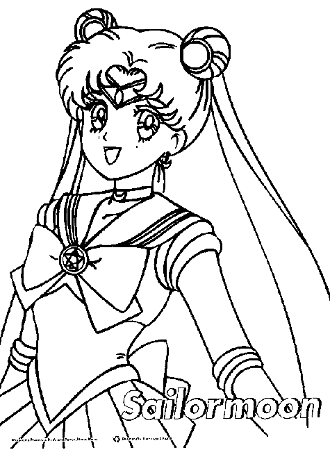 Malvorlage: Sailor Moon (Karikaturen) #50252 - Kostenlose Malvorlagen zum Ausdrucken