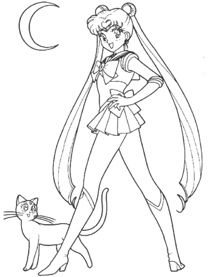 Malvorlage: Sailor Moon (Karikaturen) #50263 - Kostenlose Malvorlagen zum Ausdrucken