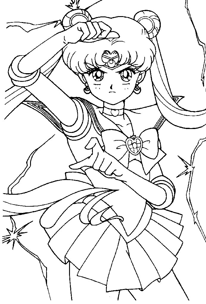 Malvorlage: Sailor Moon (Karikaturen) #50270 - Kostenlose Malvorlagen zum Ausdrucken