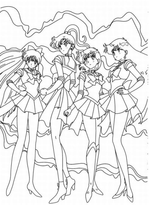 Malvorlage: Sailor Moon (Karikaturen) #50272 - Kostenlose Malvorlagen zum Ausdrucken