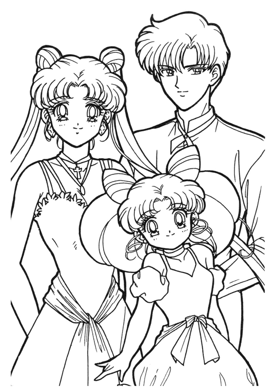 Malvorlage: Sailor Moon (Karikaturen) #50288 - Kostenlose Malvorlagen zum Ausdrucken