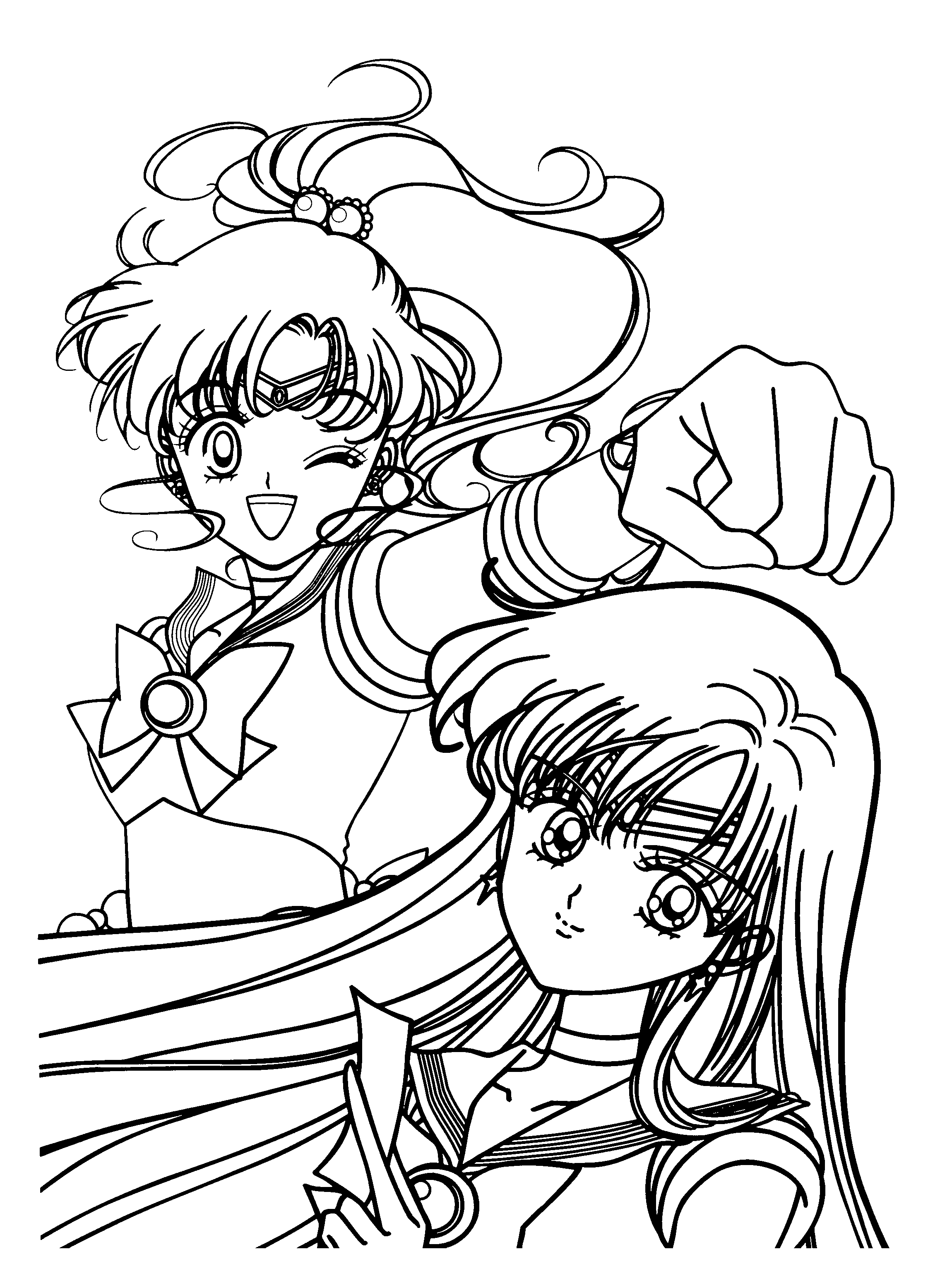 Malvorlage: Sailor Moon (Karikaturen) #50290 - Kostenlose Malvorlagen zum Ausdrucken