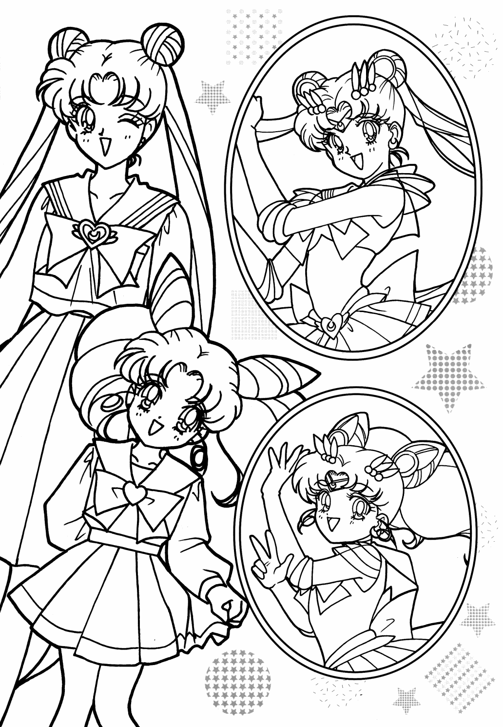 Malvorlage: Sailor Moon (Karikaturen) #50301 - Kostenlose Malvorlagen zum Ausdrucken