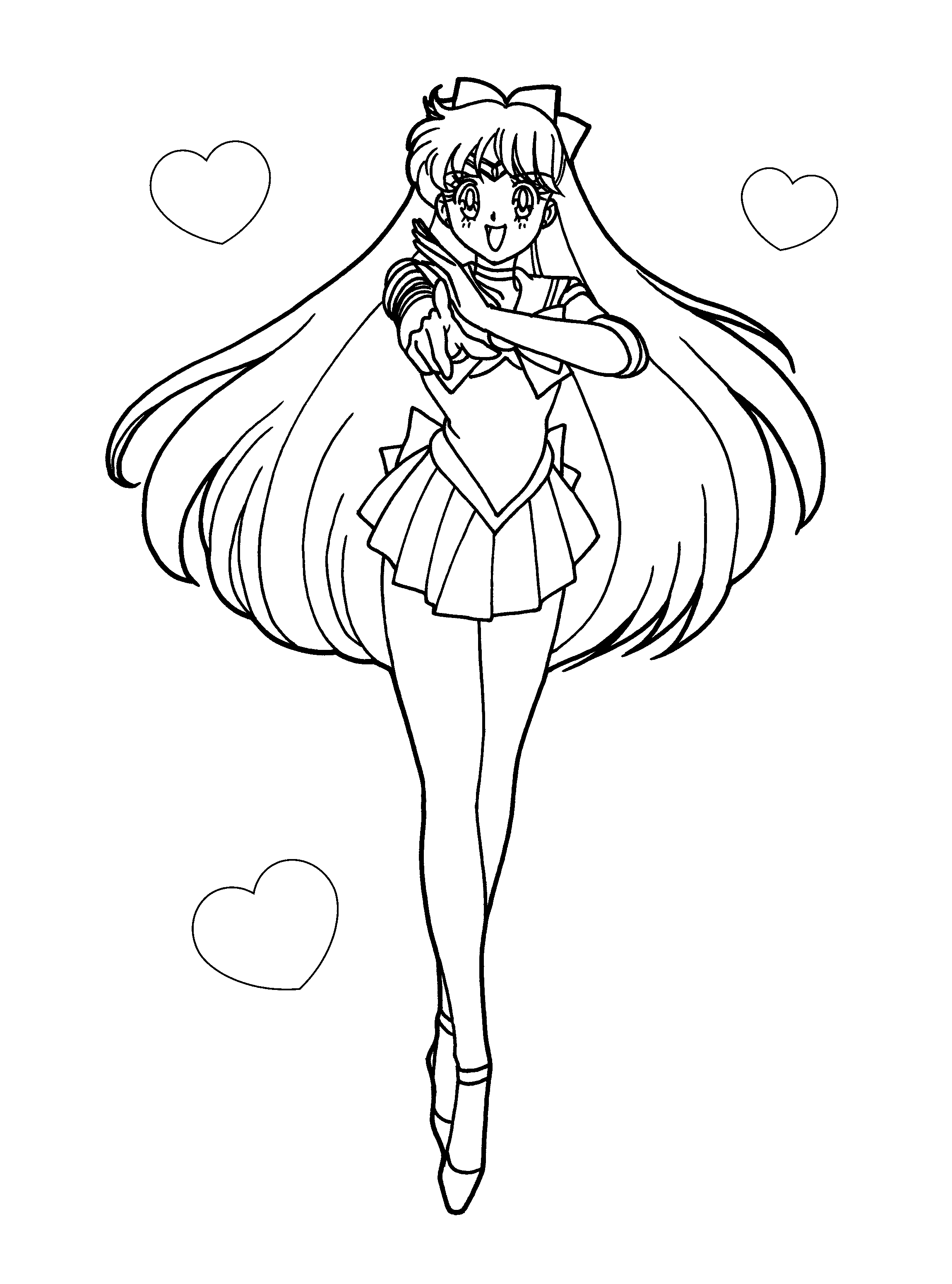 Malvorlage: Sailor Moon (Karikaturen) #50315 - Kostenlose Malvorlagen zum Ausdrucken