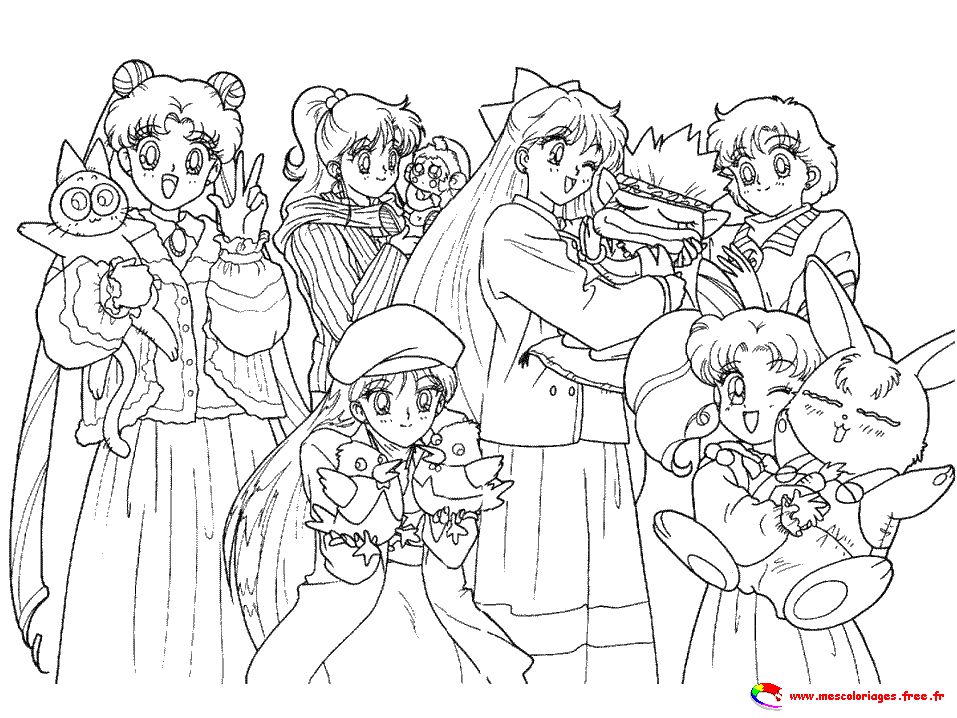 Malvorlage: Sailor Moon (Karikaturen) #50321 - Kostenlose Malvorlagen zum Ausdrucken