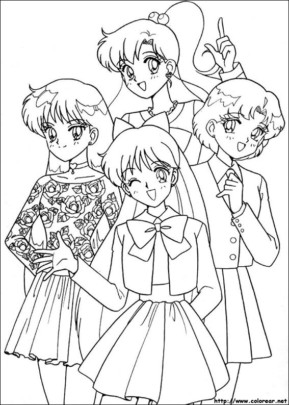 Malvorlage: Sailor Moon (Karikaturen) #50324 - Kostenlose Malvorlagen zum Ausdrucken