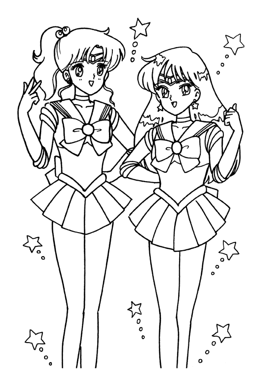 Malvorlage: Sailor Moon (Karikaturen) #50396 - Kostenlose Malvorlagen zum Ausdrucken