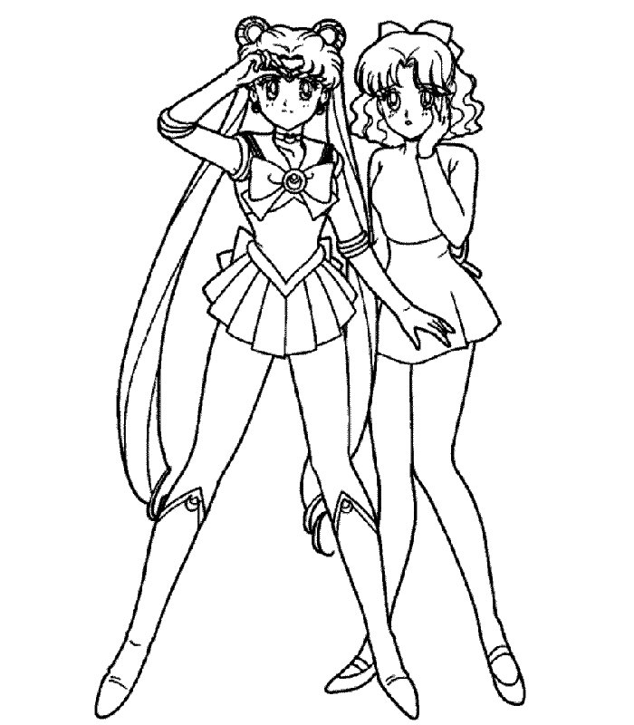 Malvorlage: Sailor Moon (Karikaturen) #50413 - Kostenlose Malvorlagen zum Ausdrucken
