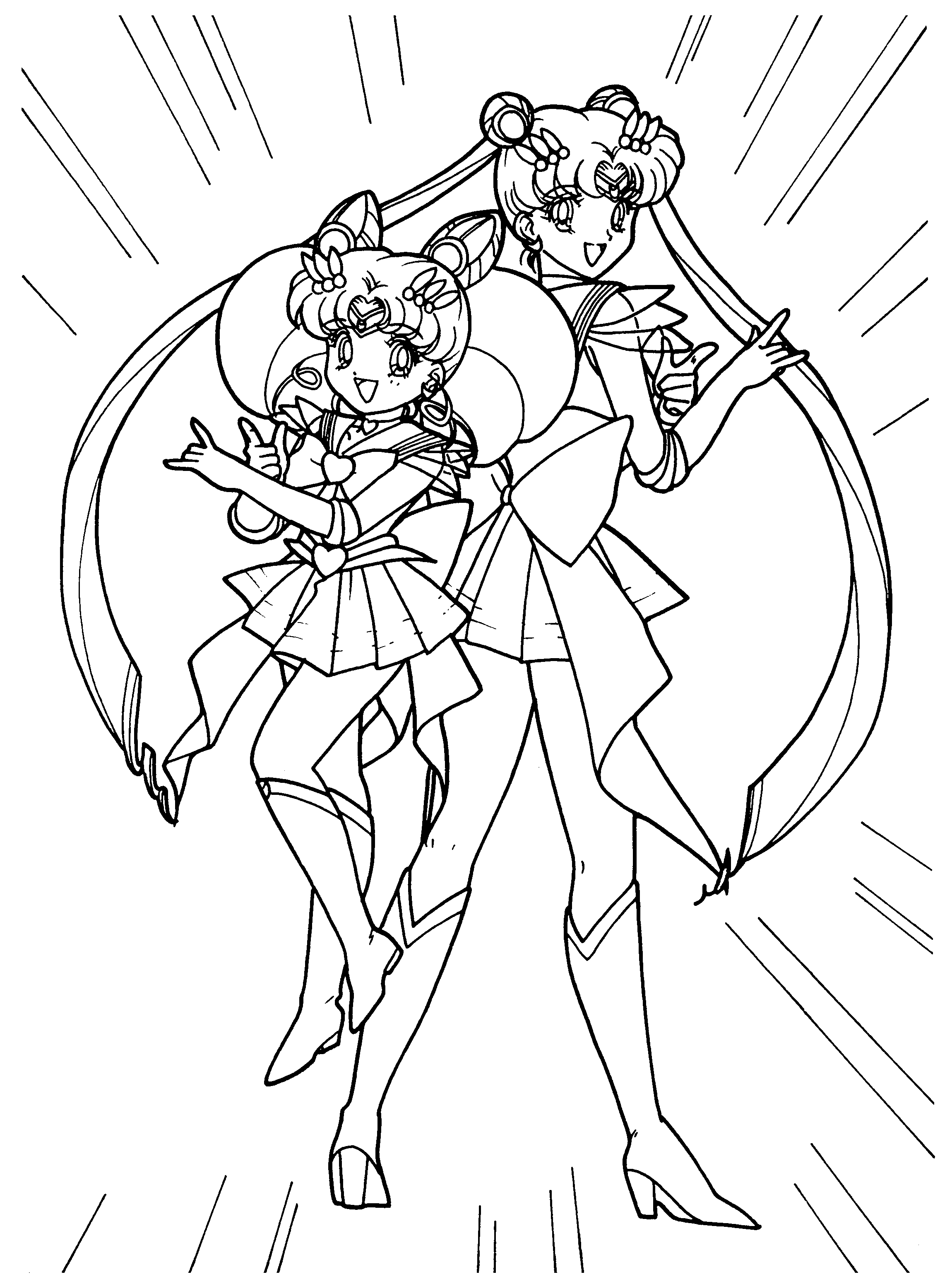 Malvorlage: Sailor Moon (Karikaturen) #50416 - Kostenlose Malvorlagen zum Ausdrucken