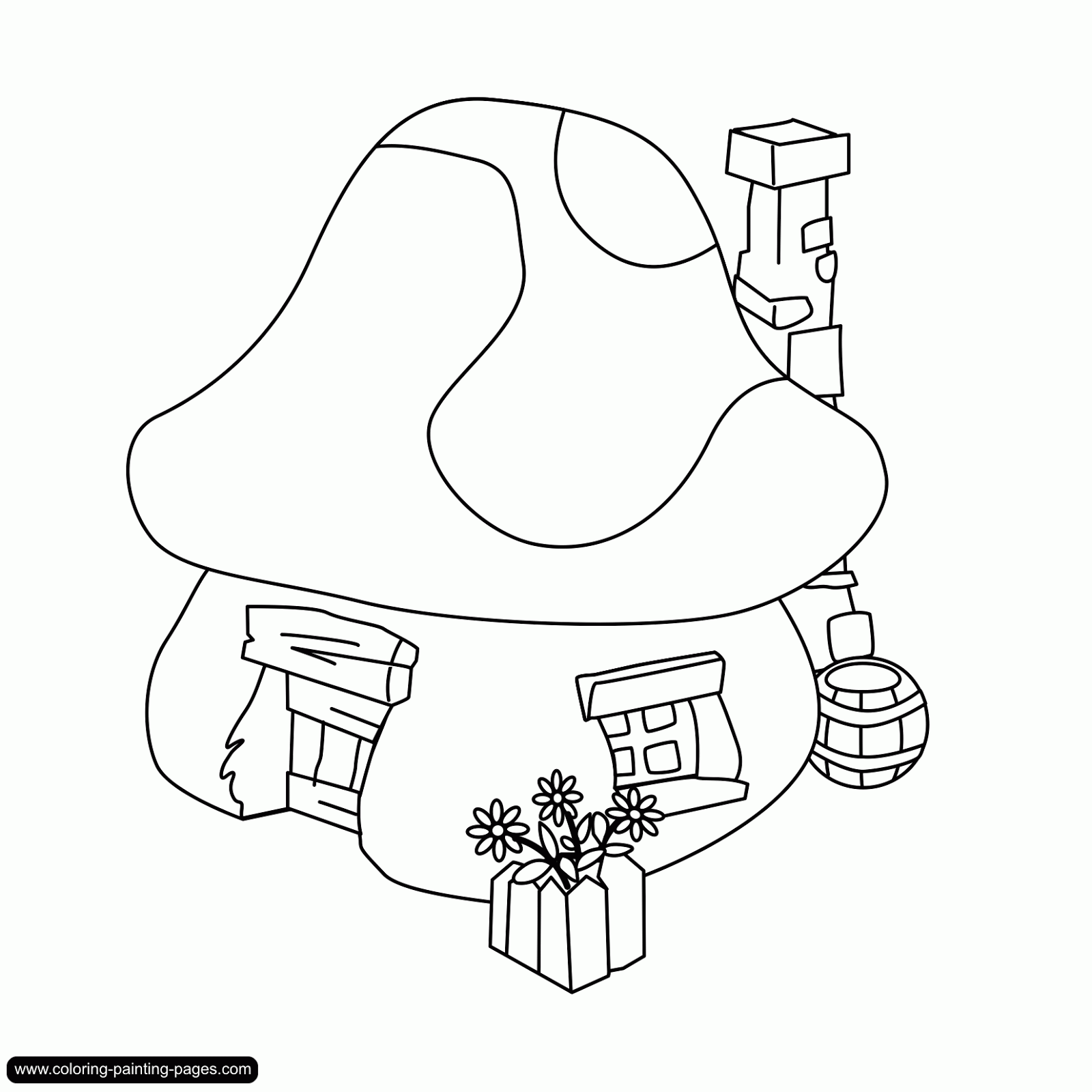 Malvorlage: Schlümpfe (Karikaturen) #34588 - Kostenlose Malvorlagen zum Ausdrucken