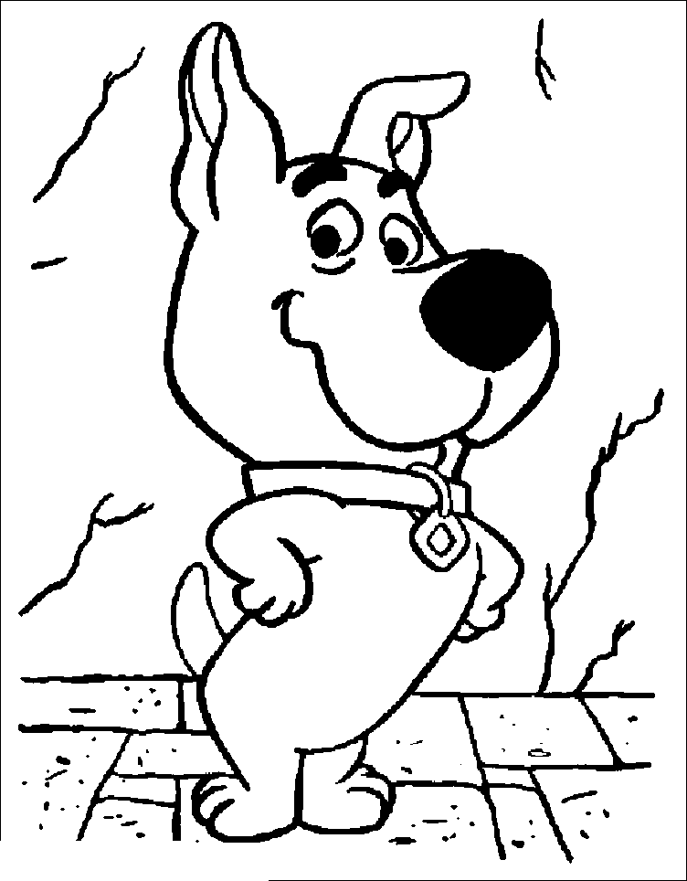 Malvorlage: Scooby Doo (Karikaturen) #31315 - Kostenlose Malvorlagen zum Ausdrucken