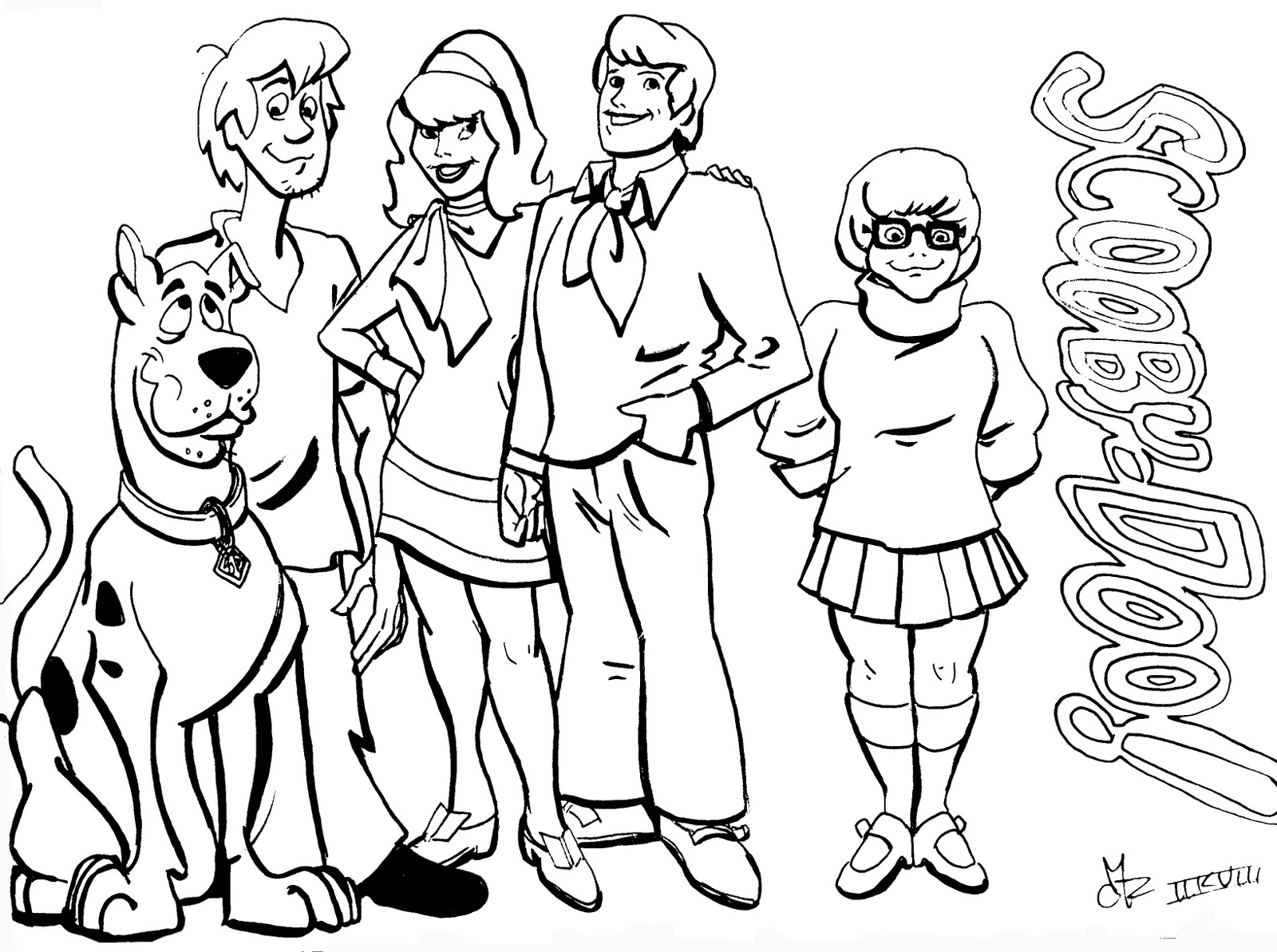 Malvorlage: Scooby Doo (Karikaturen) #31333 - Kostenlose Malvorlagen zum Ausdrucken