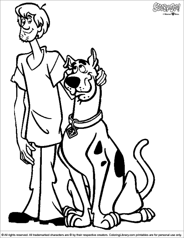 Malvorlage: Scooby Doo (Karikaturen) #31334 - Kostenlose Malvorlagen zum Ausdrucken