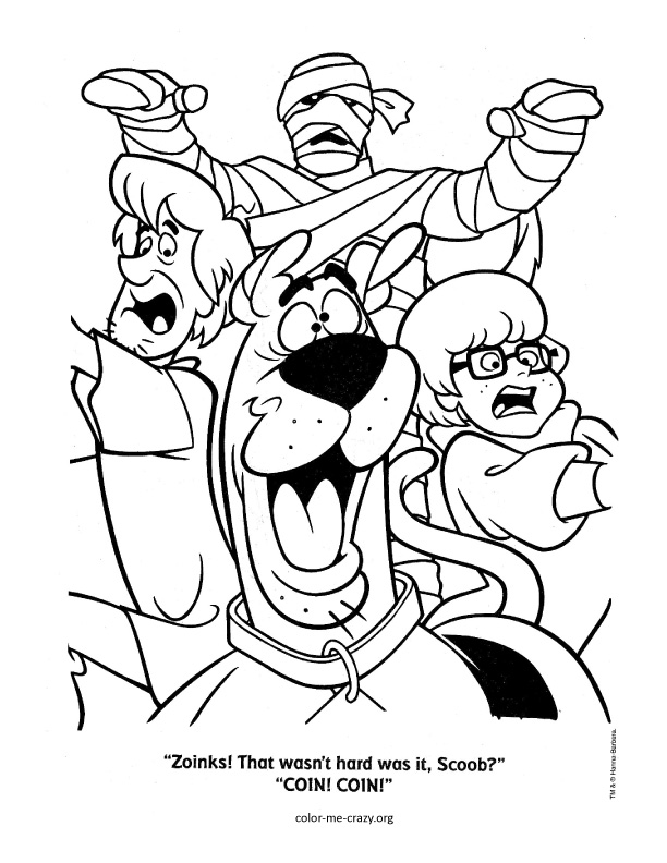 Malvorlage: Scooby Doo (Karikaturen) #31337 - Kostenlose Malvorlagen zum Ausdrucken