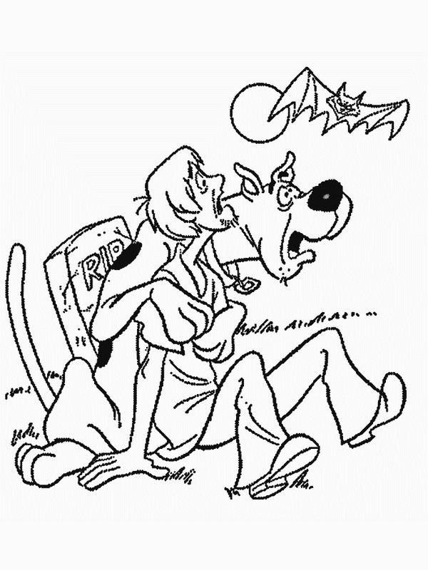 Malvorlage: Scooby Doo (Karikaturen) #31347 - Kostenlose Malvorlagen zum Ausdrucken