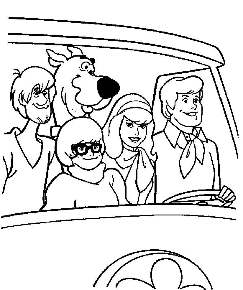 Malvorlage: Scooby Doo (Karikaturen) #31351 - Kostenlose Malvorlagen zum Ausdrucken