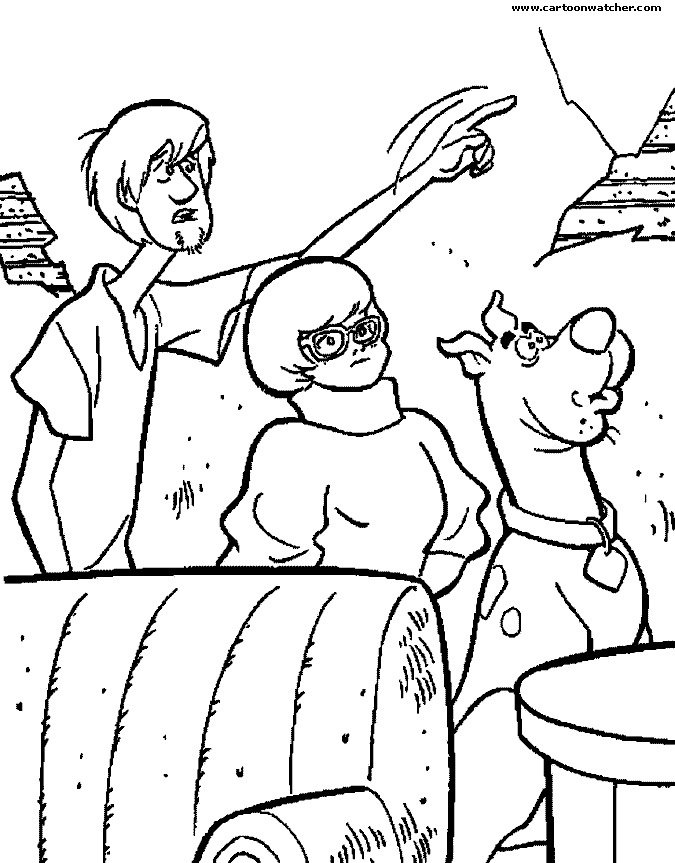 Malvorlage: Scooby Doo (Karikaturen) #31360 - Kostenlose Malvorlagen zum Ausdrucken