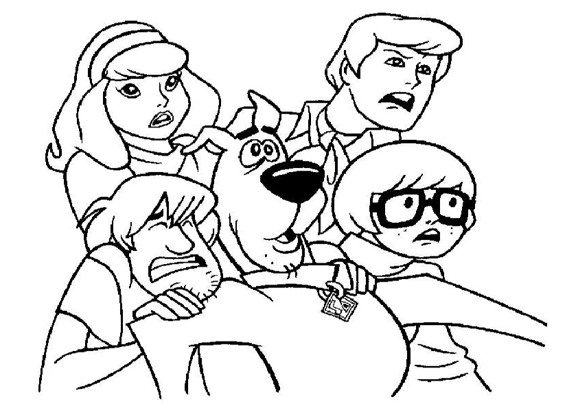 Malvorlage: Scooby Doo (Karikaturen) #31376 - Kostenlose Malvorlagen zum Ausdrucken