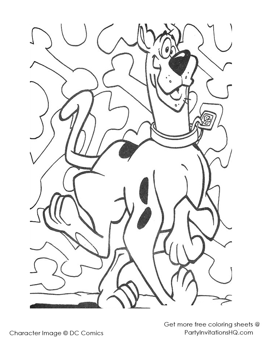 Malvorlage: Scooby Doo (Karikaturen) #31380 - Kostenlose Malvorlagen zum Ausdrucken