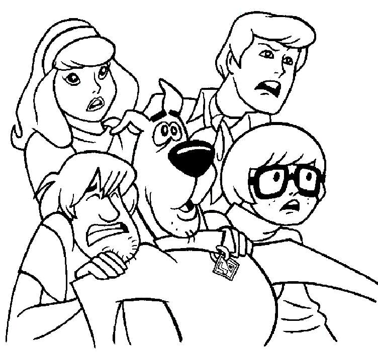 Malvorlage: Scooby Doo (Karikaturen) #31419 - Kostenlose Malvorlagen zum Ausdrucken