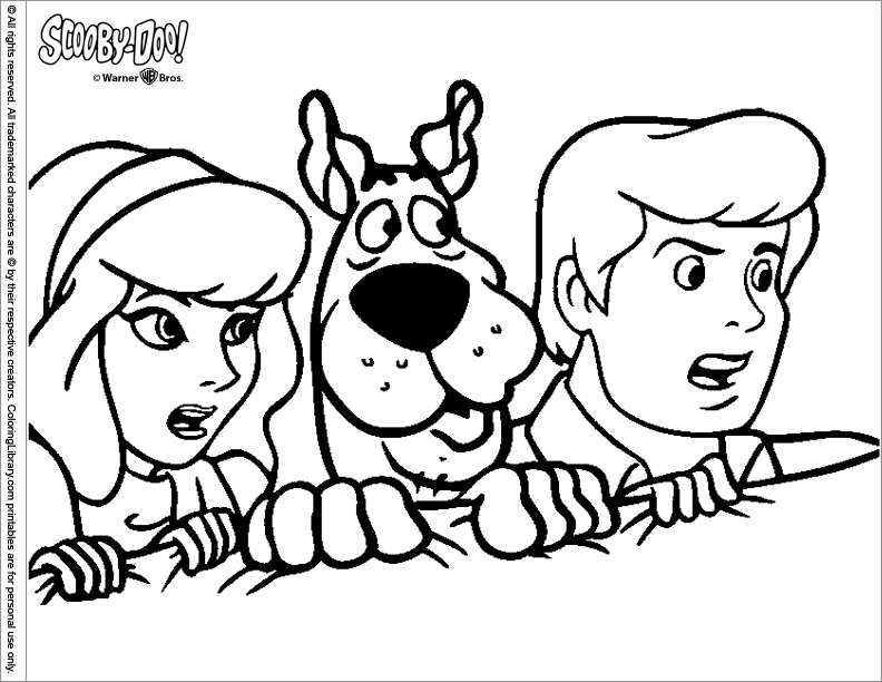 Malvorlage: Scooby Doo (Karikaturen) #31421 - Kostenlose Malvorlagen zum Ausdrucken