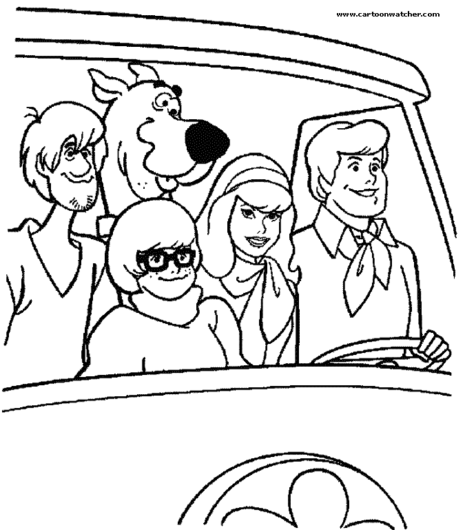 Malvorlage: Scooby Doo (Karikaturen) #31450 - Kostenlose Malvorlagen zum Ausdrucken